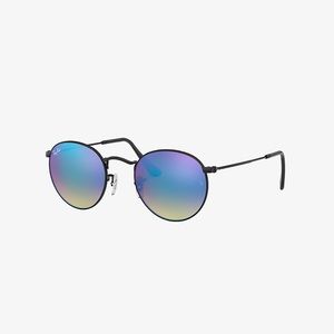 RB3447 Round Flash Gradient Ray-Ban Blue